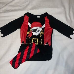 Pirate Costume Onesie with Headband